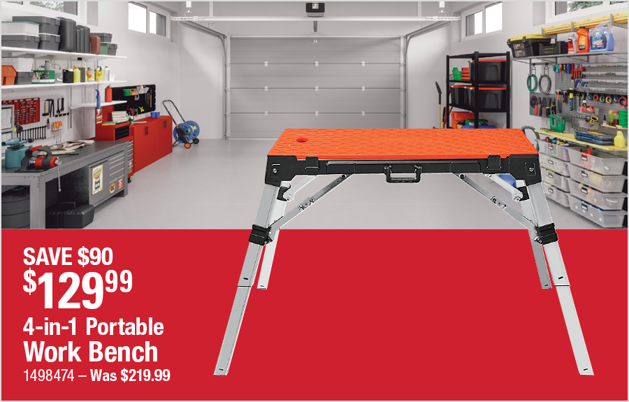 4-in-1 Portable Work Bench